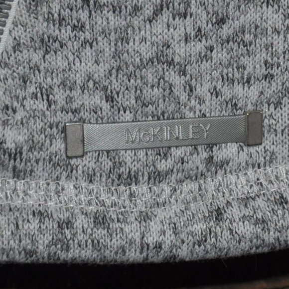 McKinley Rubin ll Grey Knit Fleece Full-Zip Jacket M - Picture 8 of 8